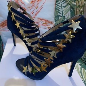 Katy Perry gold star shoes